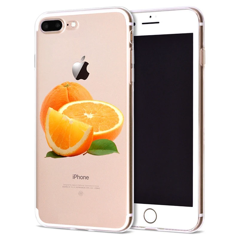 Funda For Apple iPhone 6 6S 7 Plus X 10 Fruits Panda Soft TPU Cover for Case Original Coque 8 B343 |