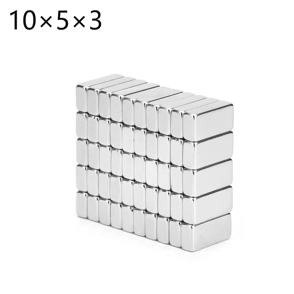 Лидер продаж Новое поступление 1000 шт 10 мм x 5 мм x 3 мм 10*5*3, суперсильные магниты, круглые Редкие супер сильный, мощный магниты N50, мастерски выполненные модели, высокое качество
