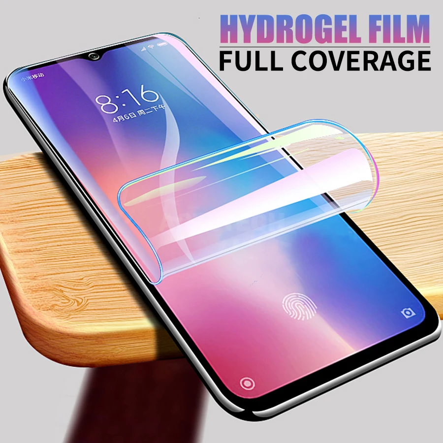3D полное покрытие Гидрогелевая пленка Защитная для экрана Xiaomi Mi 9 SE Mix 3 2 2S мягкая