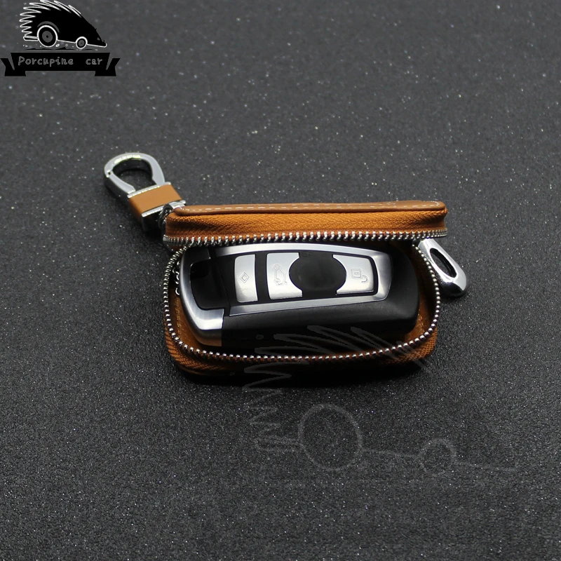 Чехол для ключей автомобиля кожаный чехол Mercedes BMW Audi VW Skoda Toyota Lexus Honda Hyundai Kia Ford Jaguar