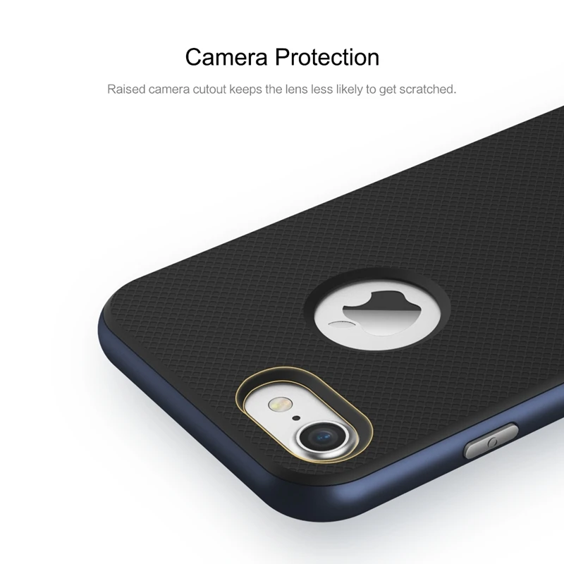 Для iPhone 7 Plus чехол, Rock тонкая задняя крышка для iPhone 7 Plus Чехол протектор тонкий светильник в виде ракушки