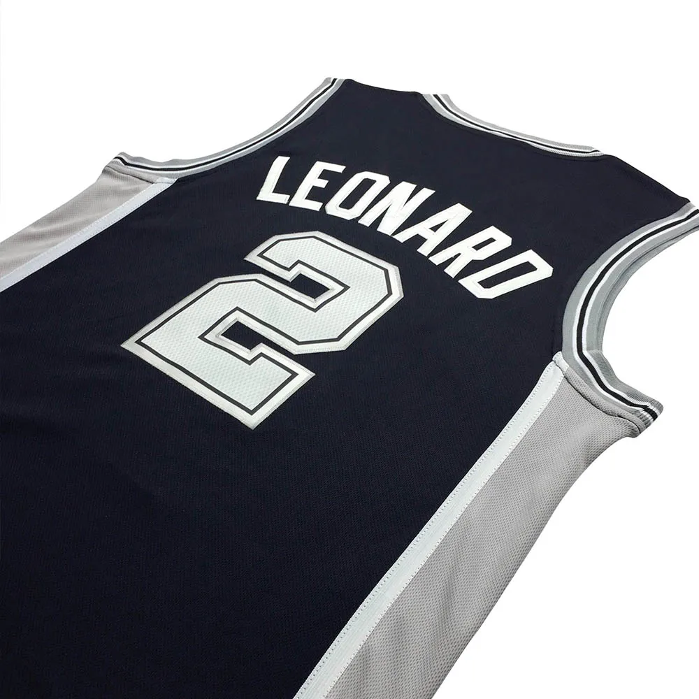 Высокое качество Kawhi Леонард #2 Баскетбол Джерси Rev 30 леонард 2 продаж Kid Бесплатная