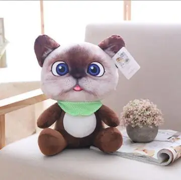 20 см милые миниатюрные плюшевые игрушки для кошек животных с плюшевой начинкой
