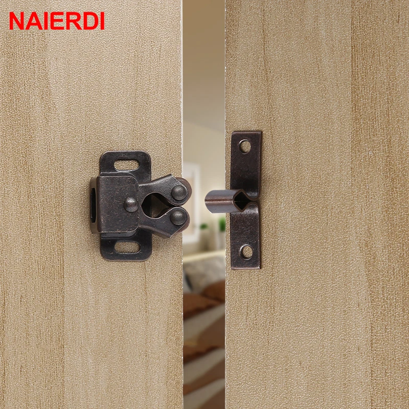 

NAIERDI 2-10PCS Damper Buffer Door Stop Closer Stoppers Magnet Cabinet Catches With Screws Wardrobe Hardware Furniture Fittings