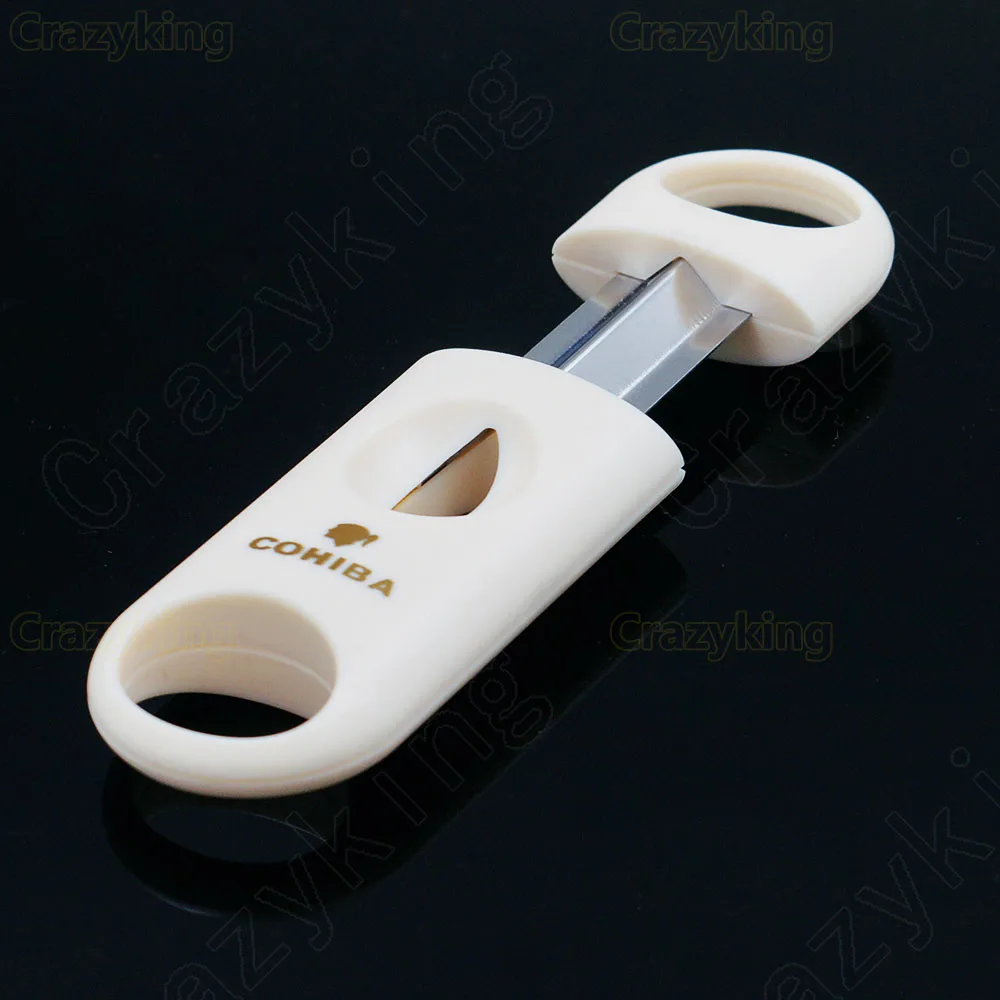 Нож для сигар COHIBA лезвие из нержавеющей стали с пластиковой ручкой карманные