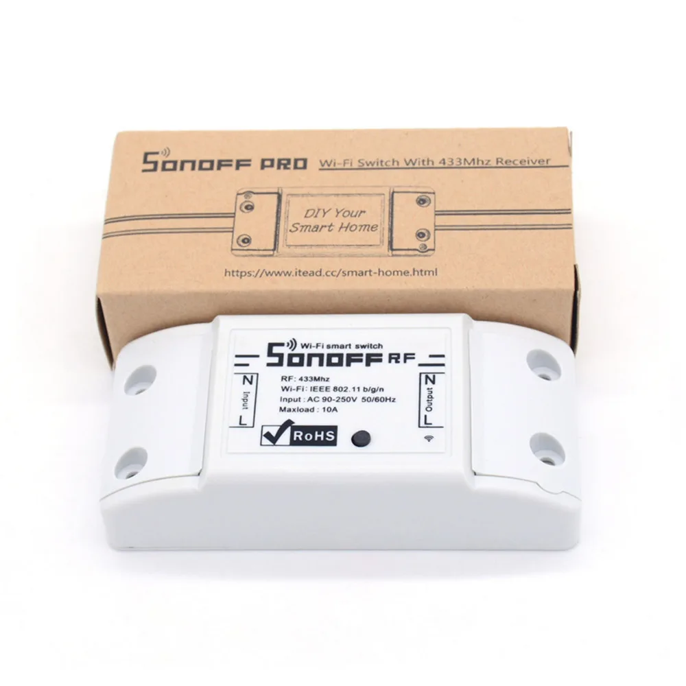 Sonoff 433Mhz RF WiFi Wireless Smart Switch Home With Receiver Remote Control Timing | Электроника
