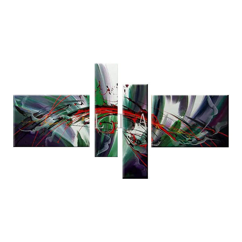 Минималистский Абстрактная Живопись Стиль росписи холсте маслом гостиная без