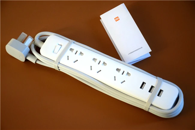 Оригинальный удлинитель питания Xiaomi XMCXB01QM быстрая зарядка 3 порта USB выход 250 В 10 А