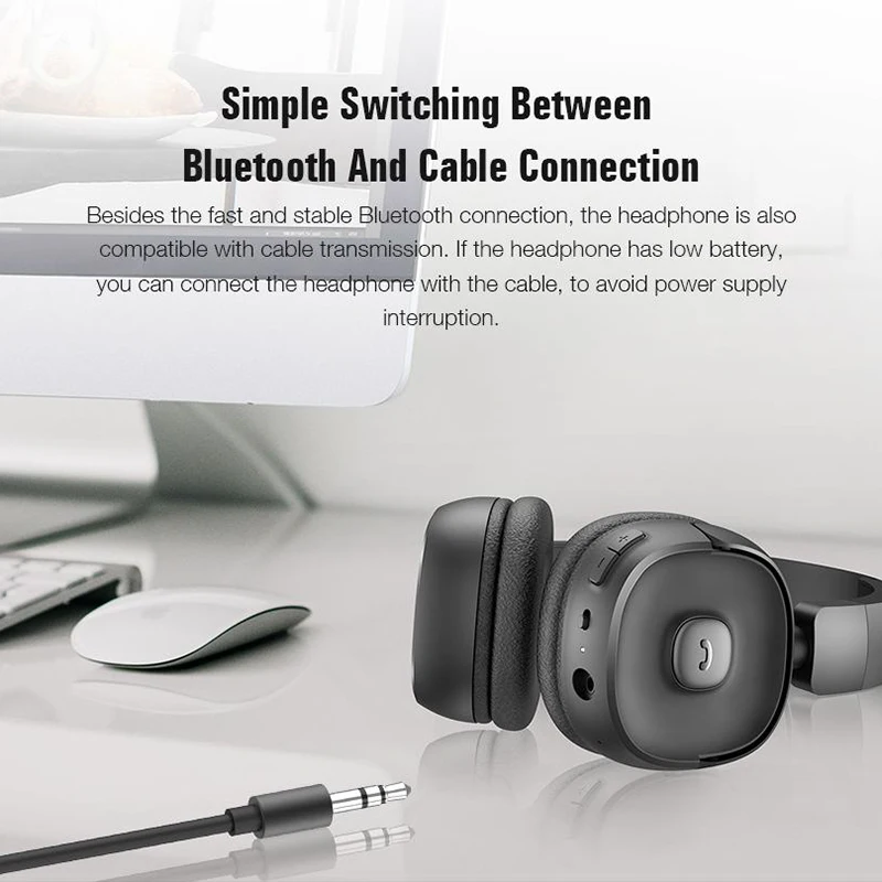 Римские портативные беспроводные наушники Bluetooth стерео Складная гарнитура аудио