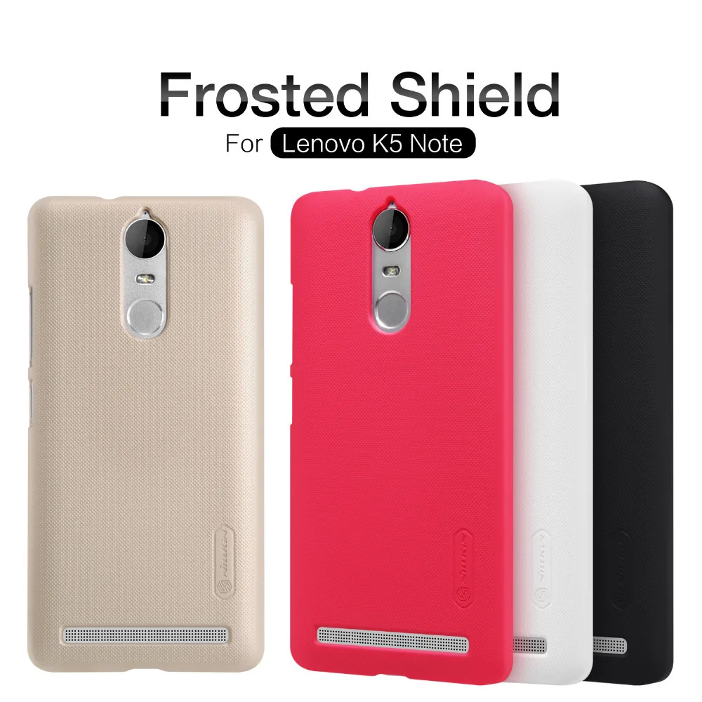 Оригинал nillkin для lenovo k5 note case супер матовый экран обложка тонкий броня anti fingersprint