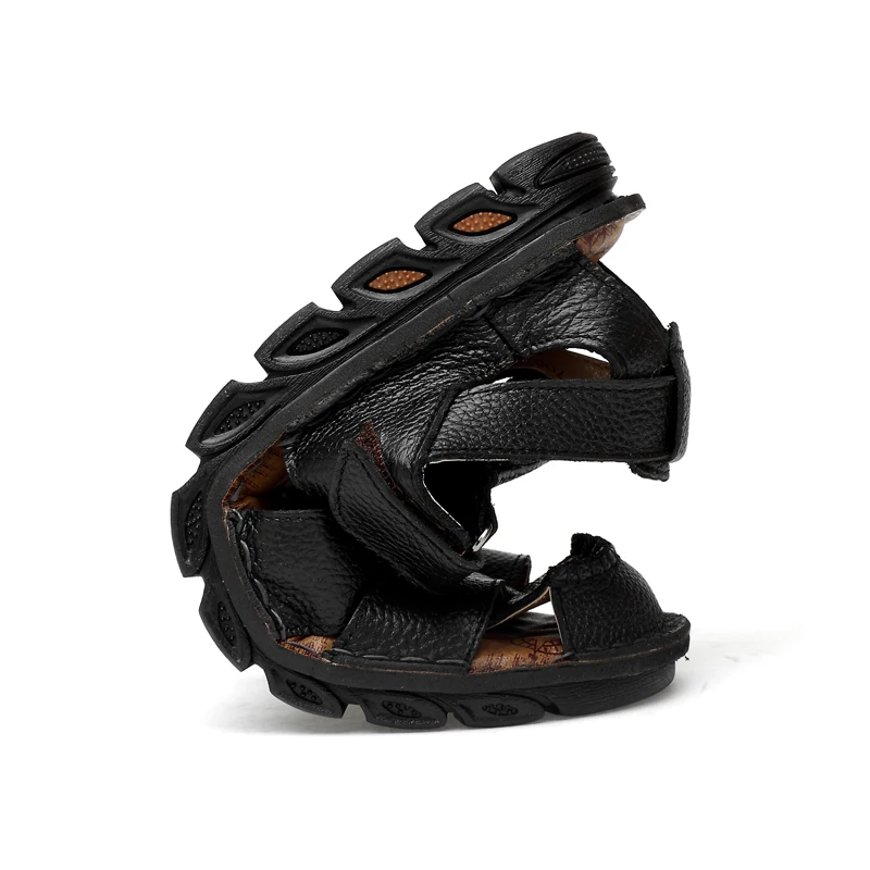 Vancat/Новые мужские летние сандалии повседневная обувь из натуральной кожи