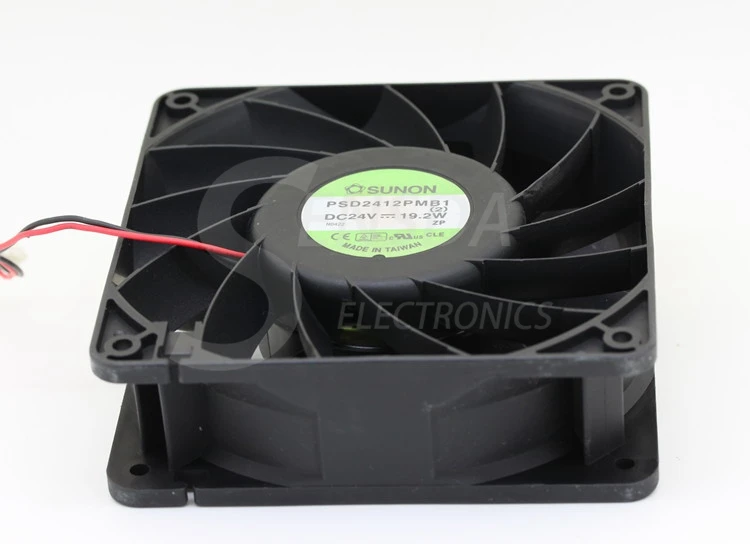 Оригинальный для Sunon 120x38 мм PSD2412PMB1 120 12 см DC 24 В 19 5 Вт Инвертор сервера осевые