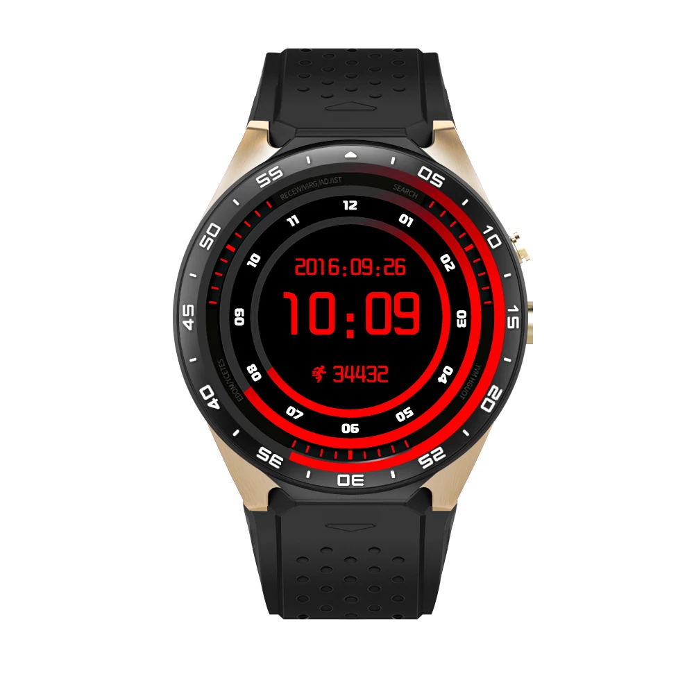 Kingwear KW88 Смарт часы Android 5 1 Smartwatch kw88 MTK6580 quad core 3g Bluetooth gps монитор сердечного ритма