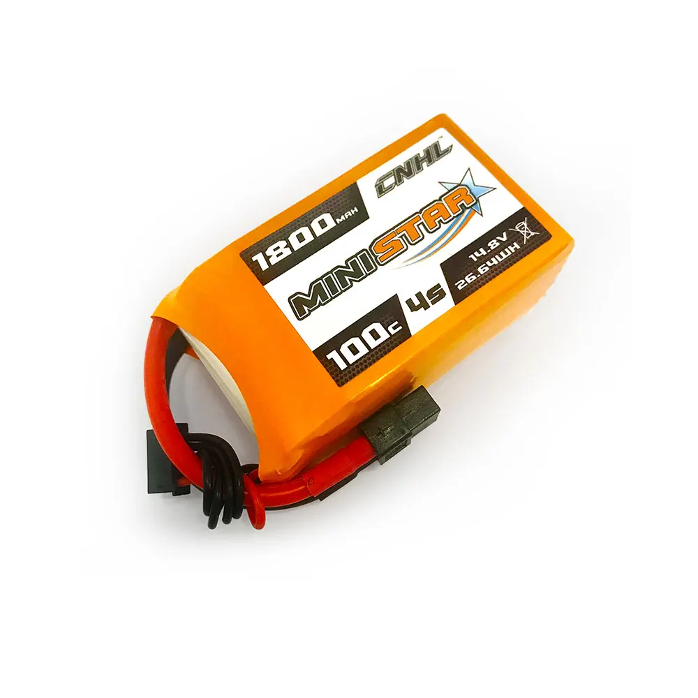 2 шт CNHL MiniStar 1800mAh 4S 14,8 V 100C Lipo батарея