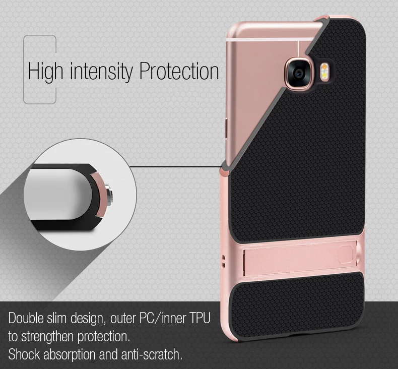 Абсолютно 3D чехол-подставка для мобильного телефона для samsung Galaxy C5 C5000 TPU силиконовый чехол для телефона 360 Защитный ковер samsung C5 Galaxy yc5