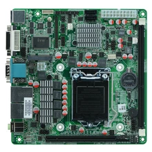LGA1155 H61 промышленные материнские платы 6 * COM двойная сетевая