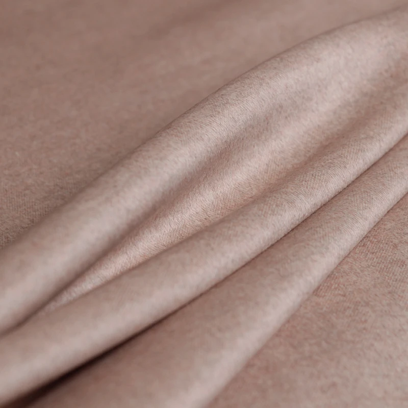 Двухстороннее утолщенное шерстяное пальто Pearlsilk в елочку 3 цвета зимнее из 100%-ной