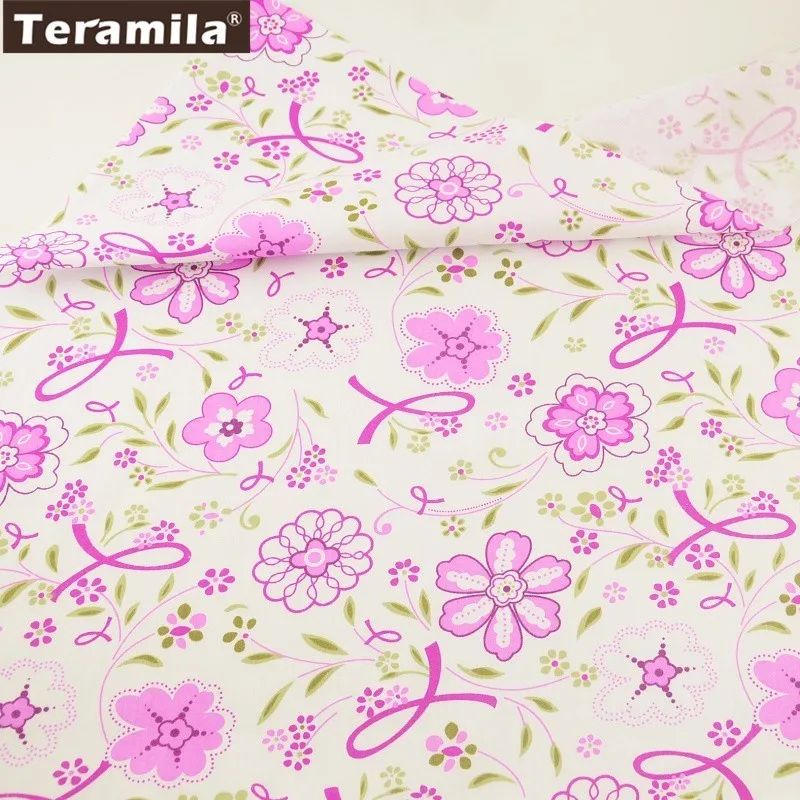 50cmx160cm Teramila 8 шт. хлопковая ткань розовая серия швейный Материал текстиль жир четверть пучок метр саржа DIY лоскутное Telas Текстиль - Цвет: 50cmx160cm