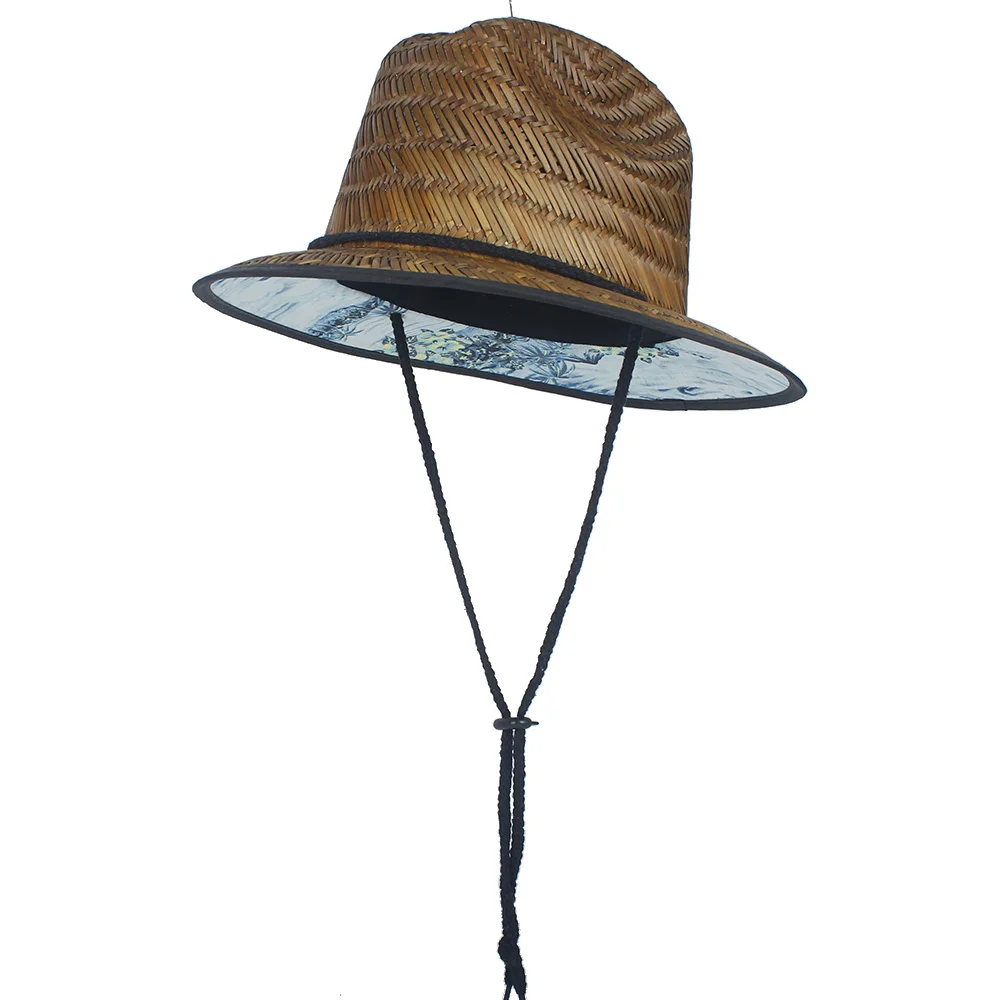 100% соломенная шляпа для мужчин и женщин летняя плетеная пляжная ручной работы