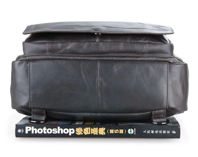 JMD мужской светло-серый Рюкзак из натуральной кожи сумка для путешествий 7065I |