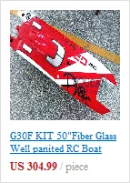 G30H ARTR-RC 5" 30CC двигатель бензин волокно стекло RC гоночный катер радиосистема сервоприводы серый THZH0055