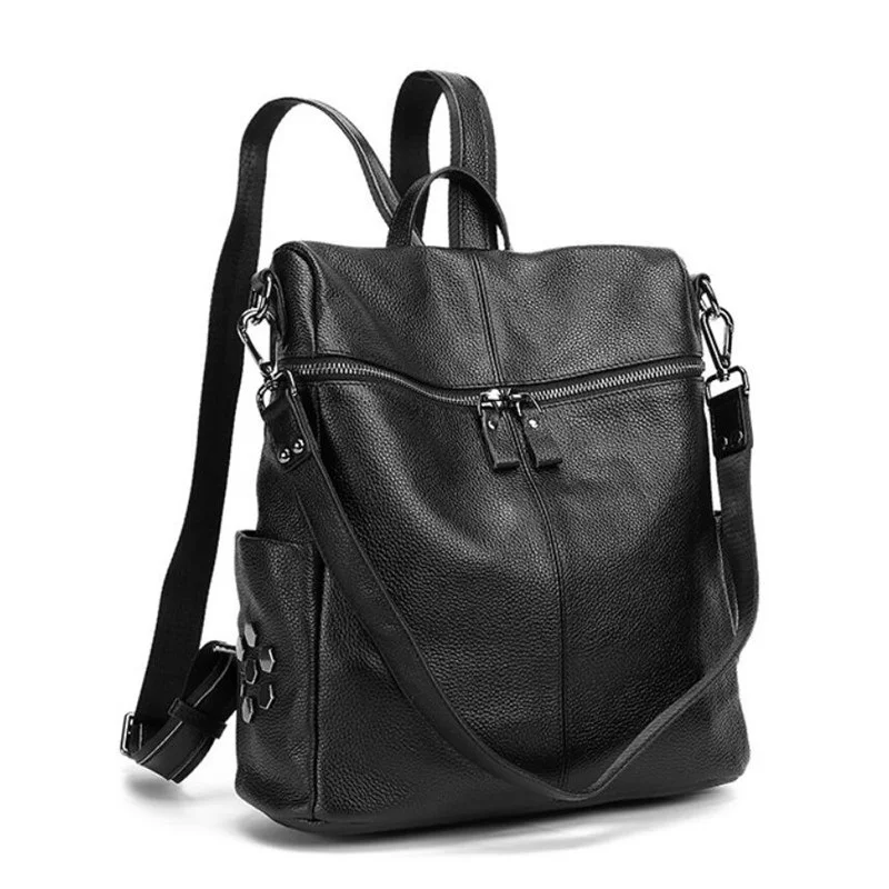 Fashion Women Genuine Leather Elegant atmosphere Black/Blue/Wine red Simple Style Shoulder bag Free Shipping. |
