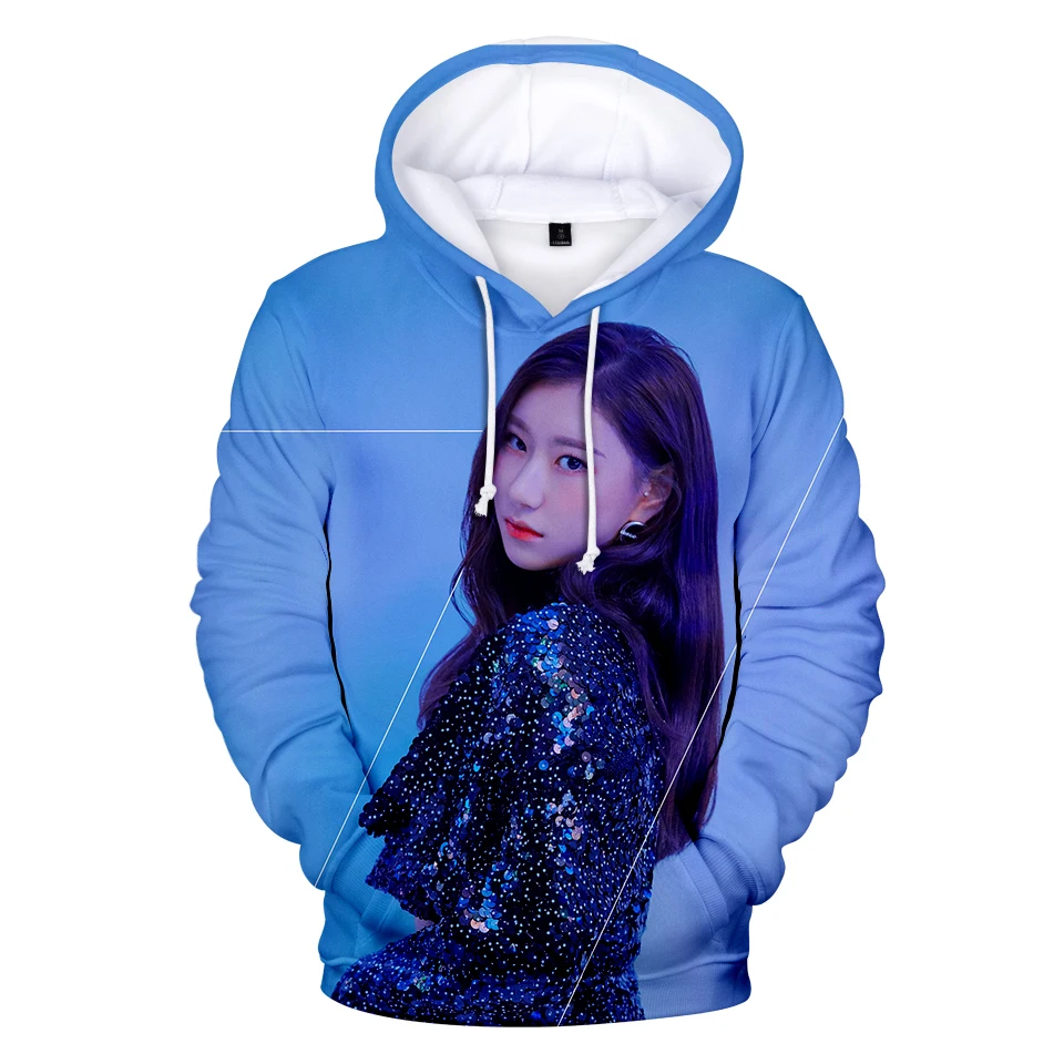Мода K-pop Idol Singer's Team 3D ITZY фанатская Толстовка Верхняя одежда свитер для