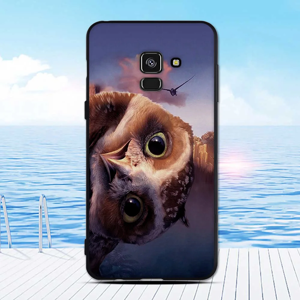 Чехол для телефона Samsung galaxy A8 2018 мягкий силиконовый чехол-накладка защитный чехол