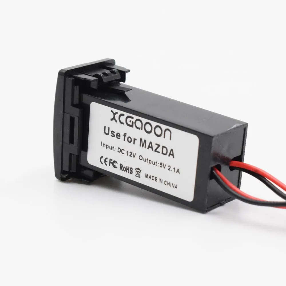 XCGaoon Special 5V 2.1A 2 USB разъем автомобильное зарядное устройство для MAZDA входное