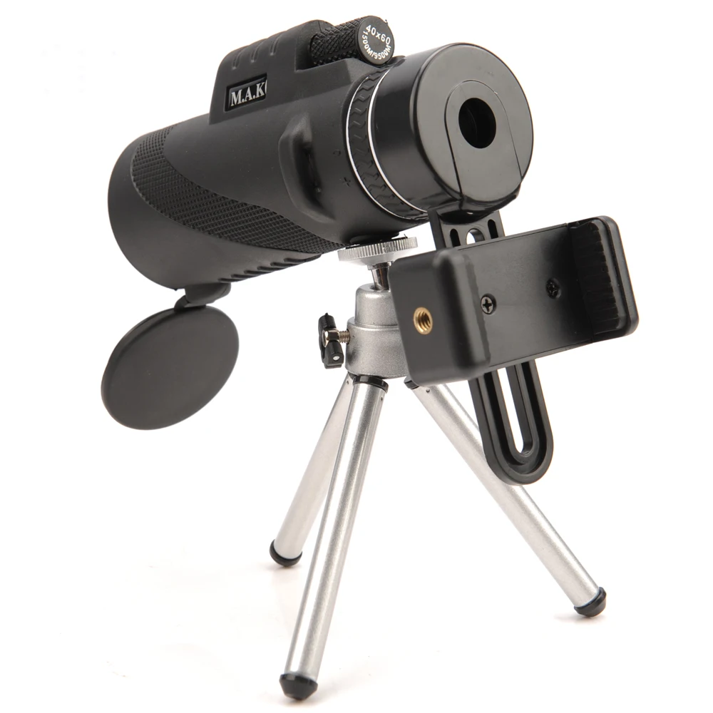 

Monocular 40x60 Powerful Binoculars Zoom Field Glasses Great Handheld Telescope Military HD Professional Hunting Camera Tools