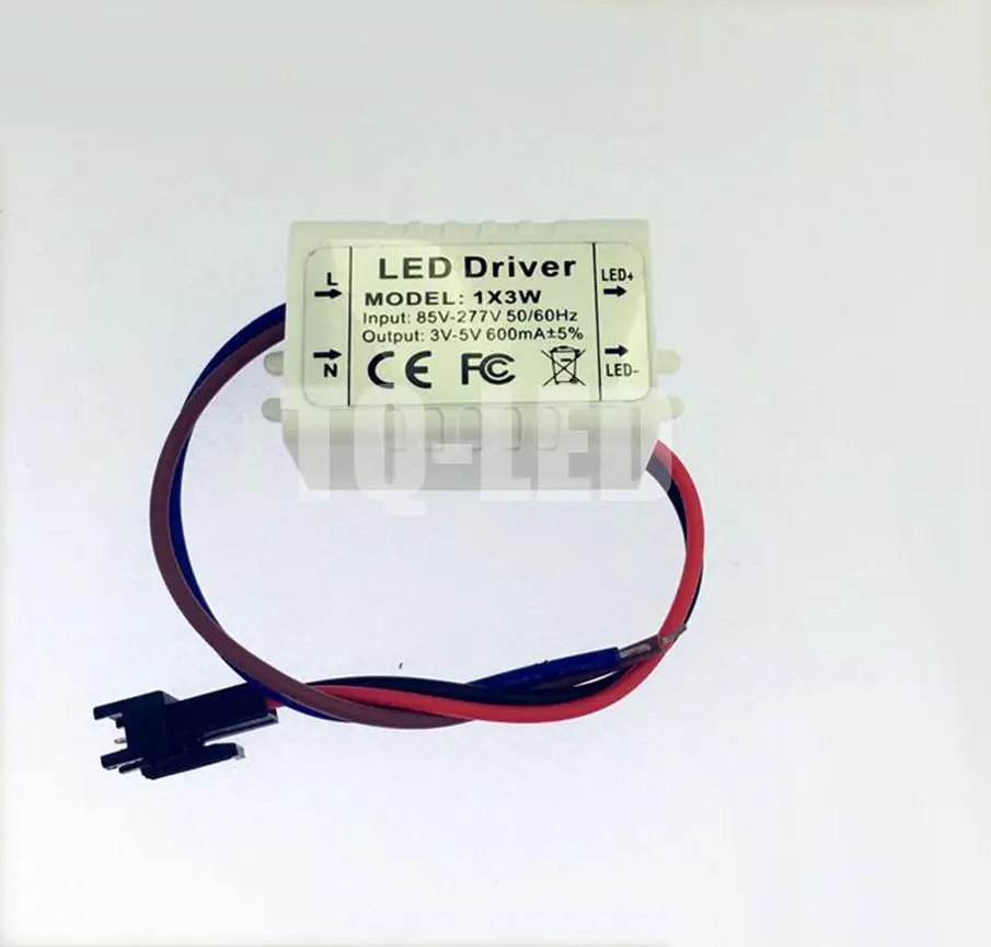1x3W с драйвером постоянного тока для светодиода AC85 277V DC3 5V 600mA|constant current led driver|led