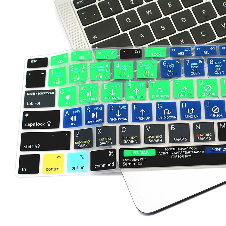 A1932 Serato DJ ярлыки горячий ключ для MacBook новейший Air 13 &quot2018 выпуск силиконовая