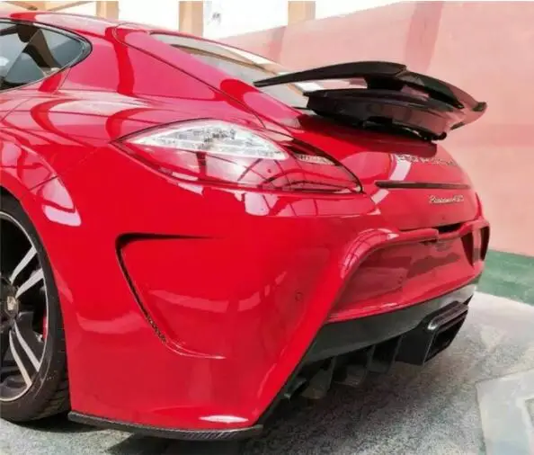 Углеродное волокно Кра заднее крыло багажника выступ Спойлеры для Porsche Panamera 970 971 2010 2011 2011 2012 2013
