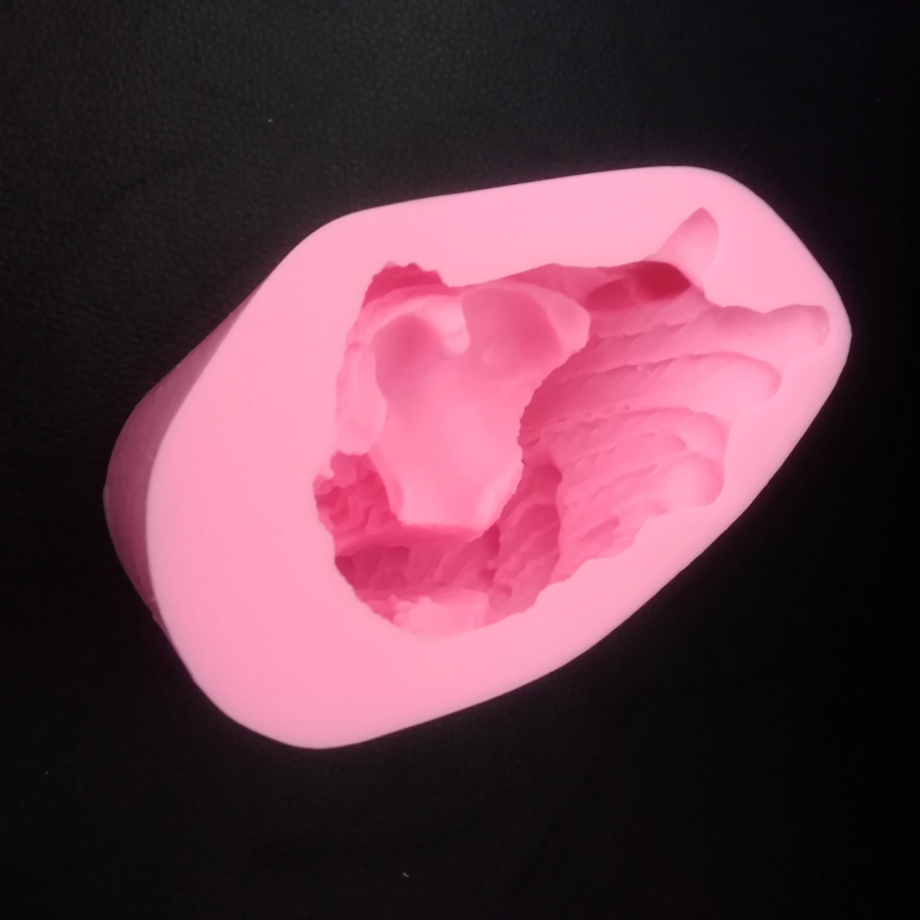 Красивые крыла Форма Ангел 3D глина для поделок Плесень Для дома стол домашний декор штукатурка детские силиконовые формочки
