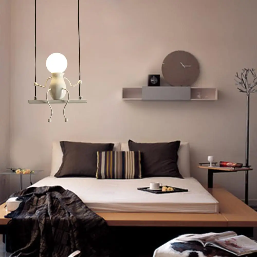 Креативный светодиодный подвесной светильник современный металлический