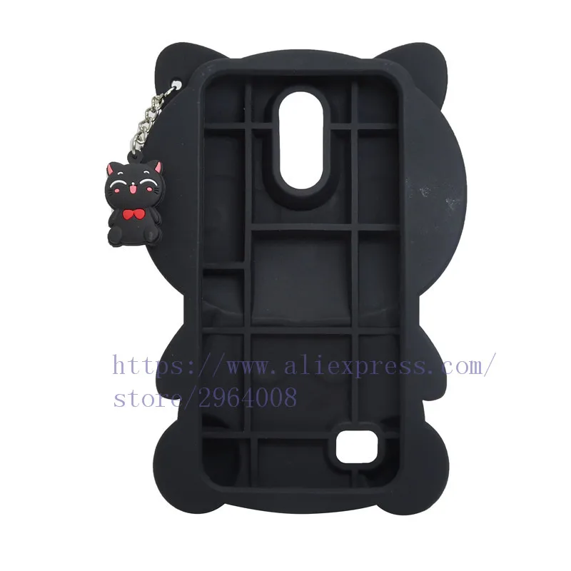 TRISEOLY 2017 чехол для LG K10 силиконовый 3D с изображением из мультфильма Lucky Cat задней