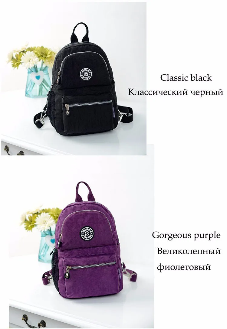 Нейлоновый женский рюкзак, однотонные школьные сумки для девочек-подростков, нейлоновые Водонепроницаемые рюкзаки, школьные сумки, женская сумка через плечо, цена в долларах