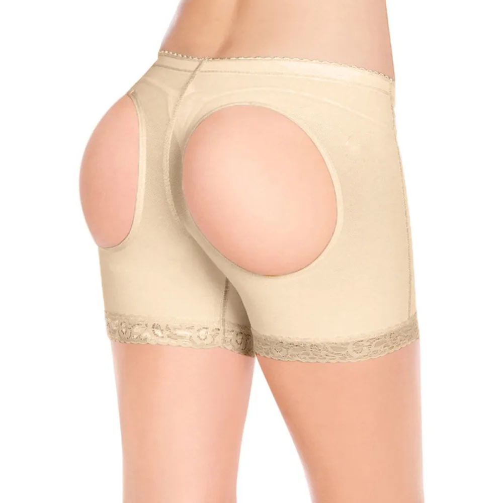 Горячие Для женщин пикантные прозрачные выдалбливают Butt Shaper Body кружева тонкие
