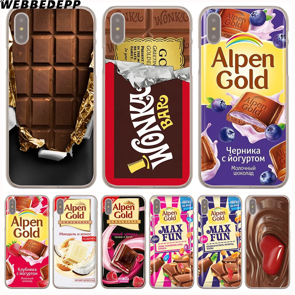 WEBBEDEPP Аленка бар с изображением шоколада wonka жесткий чехол для телефона для iPhone 4 4S 5C 5 5S SE 6 6S 7 8 Plus X XR XS 11 Pro Max задняя крышка