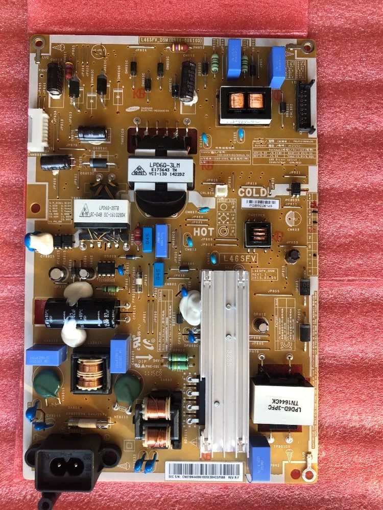 Оригинал для Samsung UA46F5080AR электронная плата L46SF DSM PSLF111505A Платы 