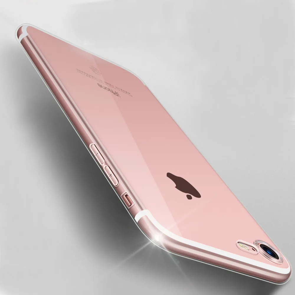 Soft TPU Silicone Transparent Clear Case Anti Scratch/Dust/Shock Ultra Thin Back Skin Bag Phone Cover For Iphone 8 7 Plus X @ |