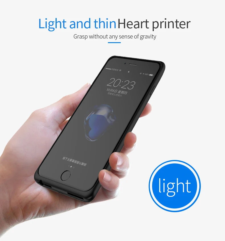 Чехол для аккумулятора 8 P/7 P/6sP 3700 mah чехол зарядки iphone 6 6s 7 Plus зарядного