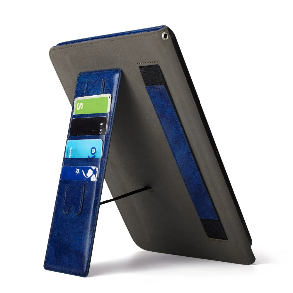 Многоугольный кожаный чехол с подставкой и ремешком на руку умный для Samsung Galaxy Tab A
