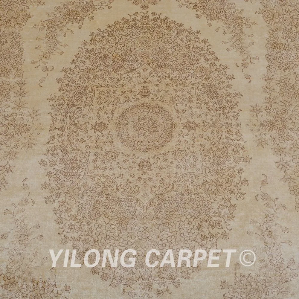 Yilong 6 'x 9' ручной вязки традиционный Vantage ковер бежевый работы турецкие ковры