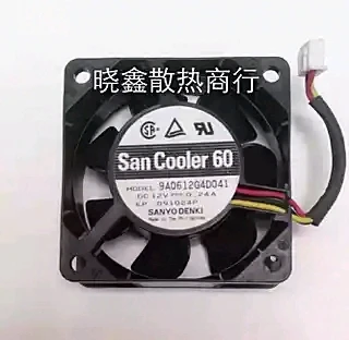 Оригинальный вентилятор Sanyo 9A0612G4D041 12В 0.24A 6025 6 см 60*60*25 мм инвертор IPC|fan 25mm|60 fan6cm fan |