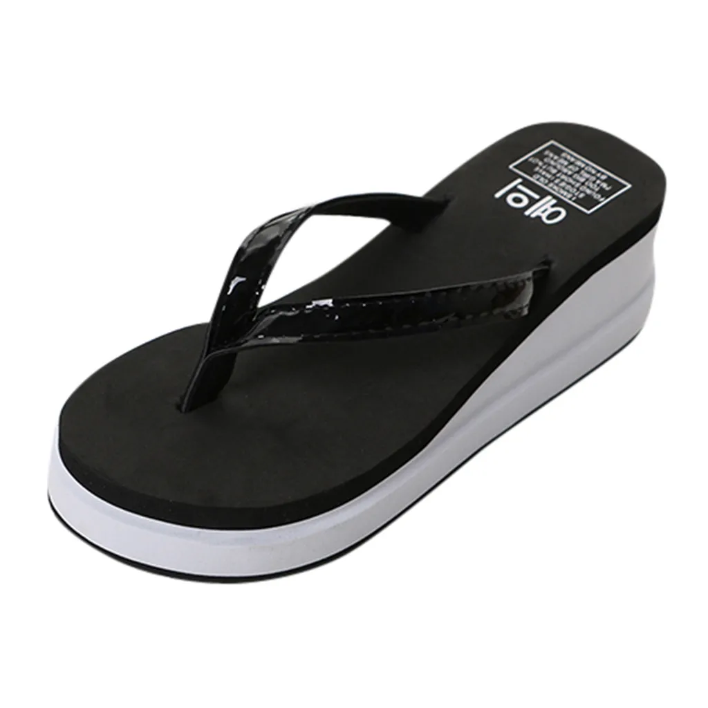 SAGACE/удобные модные летние шлепанцы в богемном стиле женские на танкетке