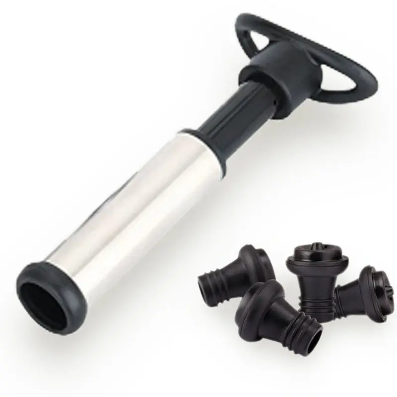 Goldbaking вакуумный насос для вина с 4 вакуумными пробками бутылок из нержавеющей