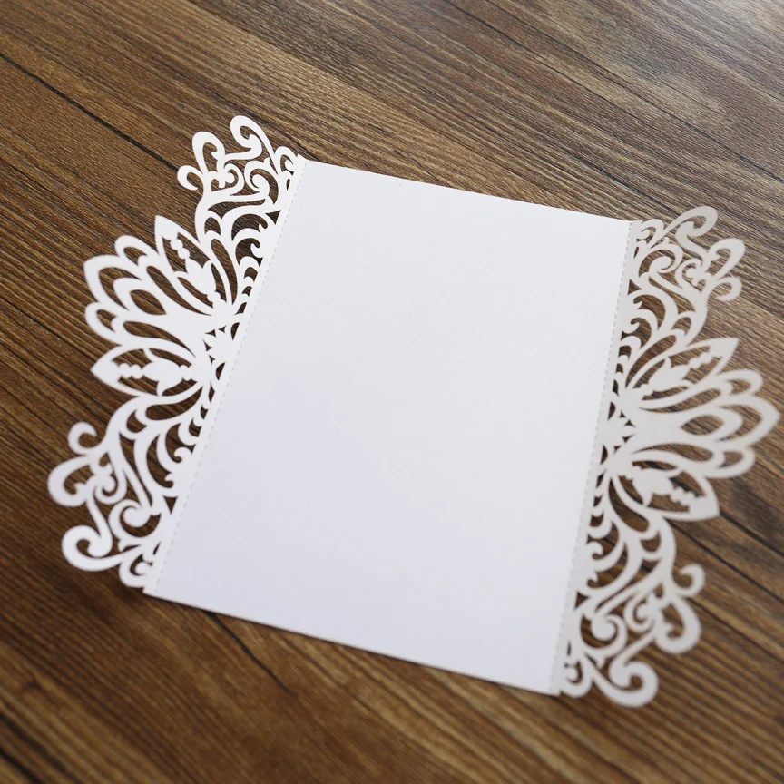 Свадебные приглашения в виде ворот с цветами лазерная вырезка индивидуальные