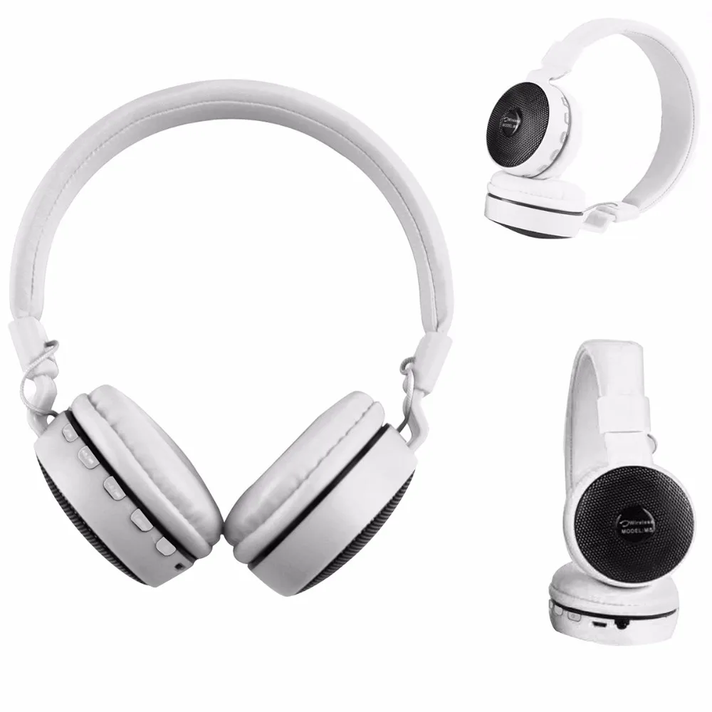 SOONHUA эластичный FM беспроводной Bluetooth 4,2 наушники водостойкие гарнитура стерео игровые поддержка TF светодио дный LED голос управление