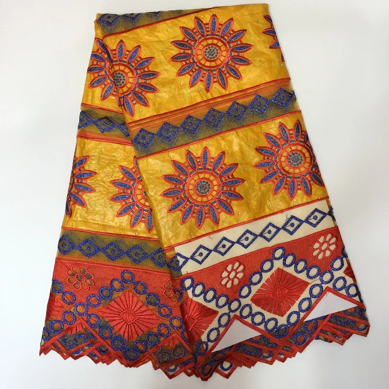 new arrival african bazin brode getzner jacquard fabric for dress good quality basin riche flowers with beads 5 yards/lot | Дом и сад